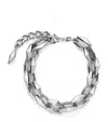 Jimmy Choo Diamond Chain Bracelet In Silver