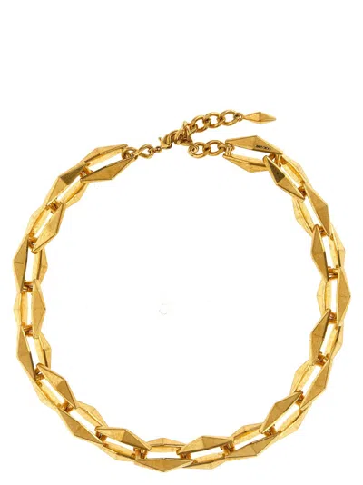 Jimmy Choo 'diamond Chain' Necklace In Gold