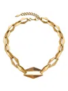 Jimmy Choo Diamond Chain Necklace In Gold