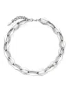 Jimmy Choo 'linkage De Diamant' Necklace In Silver