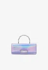 Jimmy Choo Diamond Leather Cross-body Bag In Metallic