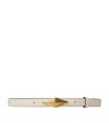 Jimmy Choo Diamond Clasp Belt In Gold