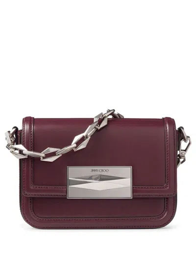 Jimmy Choo Diamond Crossbody Bag In Rot