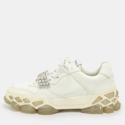 Jimmy Choo Diamond Crystal Embellished In White