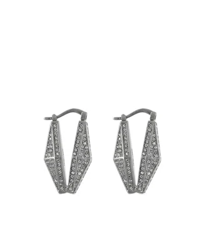 Jimmy Choo Diamond Effect Ring Earrings