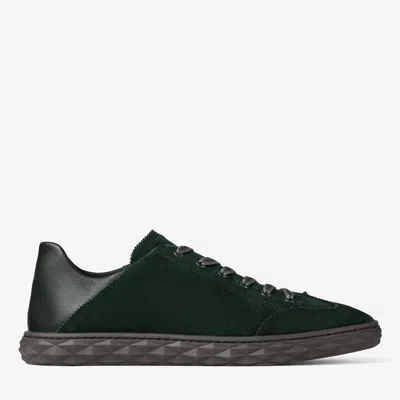 Jimmy Choo Diamond Flex Lace-up Sneakers In Green