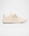 Jimmy Choo Diamond Flex Lightweight Leather Trainers With Collapsible Heel In Neutral