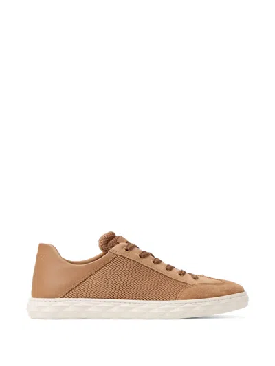 Jimmy Choo Diamond Flex Sneakers In Brown