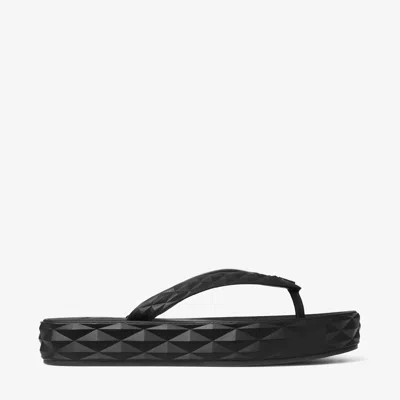 Jimmy Choo Diamond Flip Flop In Black