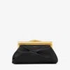 Jimmy Choo Diamond Frame Clutch S In Black