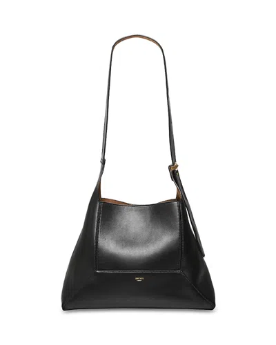 JIMMY CHOO DIAMOND HOBO LEATHER SHOULDER BAG