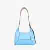Jimmy Choo Diamond Hobo S In Dusty Blue/gold