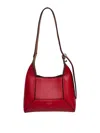 Jimmy Choo Diamond Hobo/s Shoulder Bag In Red Leather In Red
