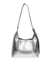 Jimmy Choo Small Diamond Hobo Shoulder Bag In Silver