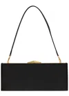 Jimmy Choo Diamond Leather Clutch Bag In Black