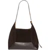 Jimmy Choo Medium Diamond Suede Leather Shoulder Bag