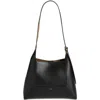 Jimmy Choo Diamond Structured Shoulder Bag With Metal Hardware In Black