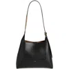 Jimmy Choo Diamond Structured Shoulder Bag With Metal Hardware In Black/gold