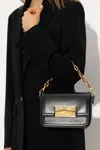 Jimmy Choo Calfskin-blend Cross-body Bag In Black