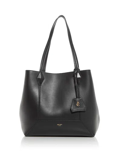 JIMMY CHOO DIAMOND LEATHER TOTE