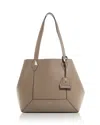 JIMMY CHOO DIAMOND LEATHER TOTE