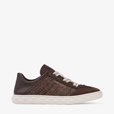 Jimmy Choo Diamond Light Flex Sneakers In Brown