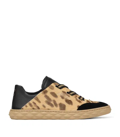 JIMMY CHOO DIAMOND LIGHT FLEX LEATHER SNEAKERS