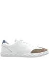 Jimmy Choo Diamond Light Flex Leather Sneakers In White