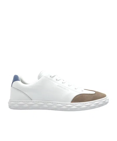 Jimmy Choo Diamond Light Flex Trainers In White