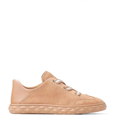 JIMMY CHOO DIAMOND LIGHT FLEX SUEDE SNEAKERS