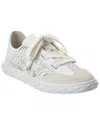 Jimmy Choo Diamond Light Flex/f Leather Sneaker In White