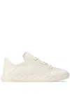 Jimmy Choo Diamond Light Leather Sneakers In White