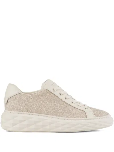 Jimmy Choo Diamond Light Maxi Sneakers Glitter Sole In Multi