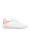 Jimmy Choo Diamond Maxi Sneakers In White
