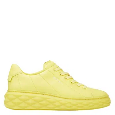 Jimmy Choo Diamond Light Maxi Low-top Sneakers In Yellow