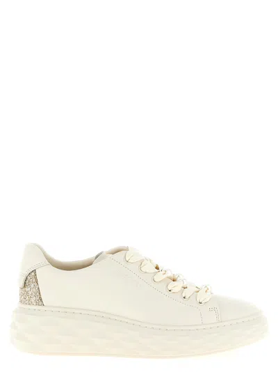 Jimmy Choo 'diamond Light Maxi' Sneakers In White