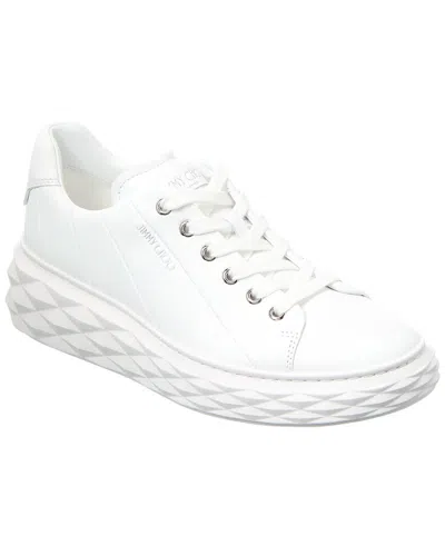 Jimmy Choo Diamond Light Maxi/f Leather Sneaker