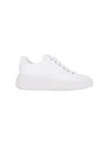 Jimmy Choo Low Top Sneakers With Textured Sole In White