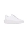 Jimmy Choo Low Top Sneakers With Textured Sole In White