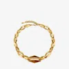 Jimmy Choo Diamond Bracelet In Gold/brown Mix