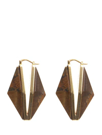 Jimmy Choo Diamond Link Earrings