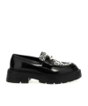Jimmy Choo 'chunky Sole Diamond Marlow' Loafers In Black