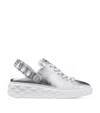 Jimmy Choo Diamond Maxi Crystal Leather Sneakers