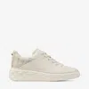 Jimmy Choo Diamond Maxi Leather Sneakers