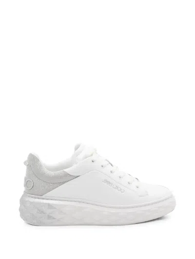 Jimmy Choo Diamond Maxi F Ii In White