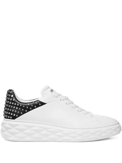 Jimmy Choo Diamond Maxi M Geometric Sole Sneakers