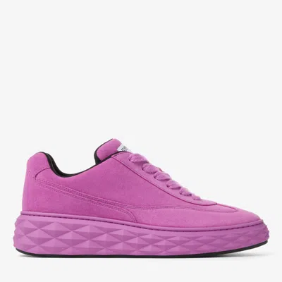 Jimmy Choo Diamond Maxi Retro Sneakers In Purple