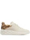 Jimmy Choo Diamond Maxi Sneakers - Women's - Leather In Neutrals