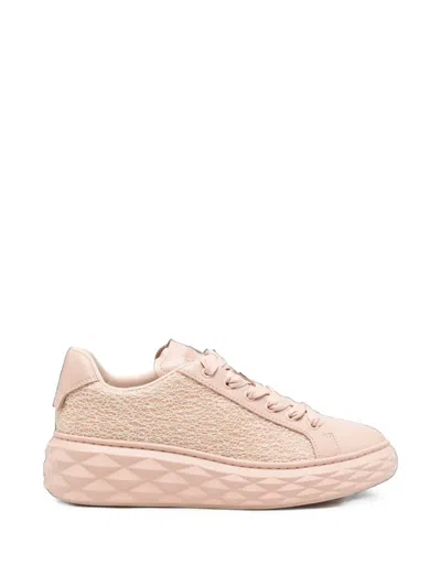 Jimmy Choo Diamond Maxi Sneakers In Pink