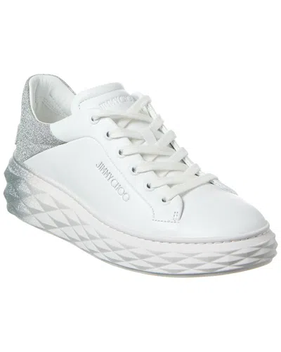 Jimmy Choo Diamond Maxi/f Ii Leather Sneaker